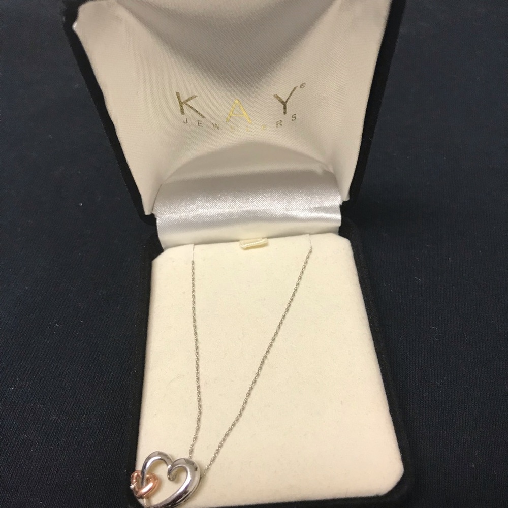 KAYS double heart necklace